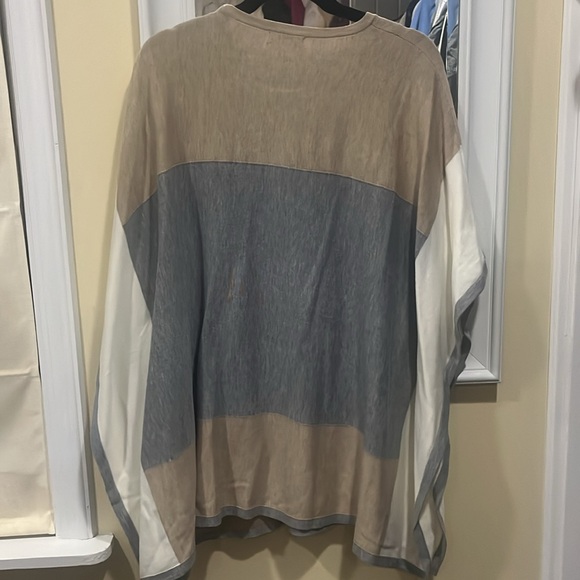 Calvin Klein lightweight poncho color block - Picture 6 of 6